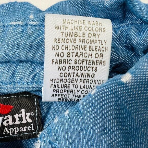 Bulwark Flame Resistant Shirt Mens XXL-RG Blue Denim Button Down ARC Rating 7.7 - Picture 7 of 13